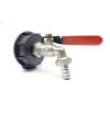 S60x6 fitting set and brass garden faucet for IBCtank