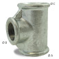 Ghisa malleabile zincata ridotta a 90° Ghisa malleabile zincata ridotta a 90°