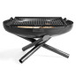 INDIANA steel garden brazier from 60 to 100cm in diameter with high quality finish