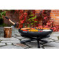 INDIANA steel garden brazier from 60 to 100cm in diameter with high quality finish