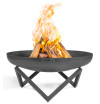 Garden brazier in SANTIAGO steel from 60 to 100cm in diameter with high quality finish