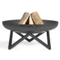 Garden brazier in SANTIAGO steel from 60 to 100cm in diameter with high quality finish