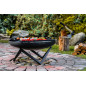 Garden brazier in SANTIAGO steel from 60 to 100cm in diameter with high quality finish