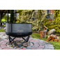 Garden brazier in SANTIAGO steel from 60 to 100cm in diameter with high quality finish