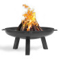 POLO steel garden brazier from 60 to 100cm in diameter with high quality finish