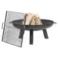 POLO steel garden brazier from 60 to 100cm in diameter with high quality finish