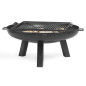 POLO steel garden brazier from 60 to 100cm in diameter with high quality finish