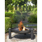 Garden brazier in PALMA steel from 60 to 100cm in diameter with high quality finish