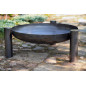 Garden brazier in PALMA steel from 60 to 100cm in diameter with high quality finish