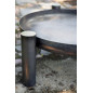 Garden brazier in PALMA steel from 60 to 100cm in diameter with high quality finish