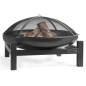 Garden brazier in steel PANAMA from 60 to 100cm in diameter with high quality finish