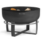 XXL VIKING garden brazier in steel 80cm in diameter with high quality finish XXL VIKING garden brazier in steel 80cm in diameter with high quality finish