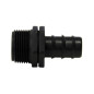 Nipplo maschio scanalato 20mm x 3/4'' Nipplo maschio scanalato 20mm x 3/4''