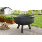 XXL PORT garden brazier in steel 80cm in diameter with high quality finish XXL PORT garden brazier in steel 80cm in diameter with high quality finish
