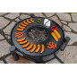 Garden brazier in HAITI steel from 60 to 80cm in diameter with high quality finish Garden brazier in HAITI steel from 60 to 80cm in diameter with high quality finish