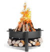 MONTANA steel garden brazier from 60 to 80cm in diameter with pyre