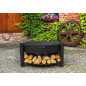MONTANA steel garden brazier from 60 to 80cm in diameter with pyre MONTANA steel garden brazier from 60 to 80cm in diameter with pyre