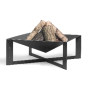 Garden brazier CUBA 70 x 70 cm in high quality steel