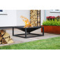 Braciere da giardino in acciaio SQUARE di 70x70 cm con finitura di alta qualità Braciere da giardino in acciaio SQUARE di 70x70 cm con finitura di alta qualità