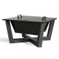 BRASIL garden brazier in steel of 70x70 cm with high quality finish