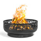 BOSTON 80cm diameter steel garden brazier with high quality finish