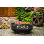 BOSTON 80cm diameter steel garden brazier with high quality finish