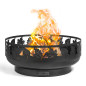 TORONTO 80cm diameter steel garden brazier with high quality finish