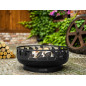 TORONTO Gartenbecken aus Stahl mit 80 cm Durchmesser und hochwertiger Verarbeitung