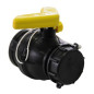 Valvola a sfera 56mm con dado galleggiante e guarnizioni LDPE Valvola a sfera 56mm con dado galleggiante e guarnizioni LDPE