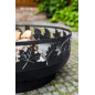 TORONTO 80cm diameter steel garden brazier with high quality finish