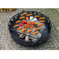 TORONTO 80cm diameter steel garden brazier with high quality finish
