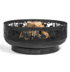 FOREST garden brazier in steel 80cm in diameter with high quality finish