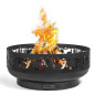 FOREST garden brazier in steel 80cm in diameter with high quality finish