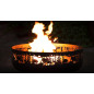 FOREST garden brazier in steel 80cm in diameter with high quality finish