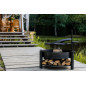 Braciere da giardino diam 80cm con griglia multifunzione MONTANA X di 60cm Braciere da giardino diam 80cm con griglia multifunzione MONTANA X di 60cm
