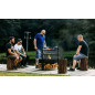 Braséro de Jardin diam 80cm avec grille multifonctionnelle MONTANA X de 60cm