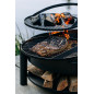 Garden brazier diam 80cm with multifunctional grid MONTANA X of 60cm Garden brazier diam 80cm with multifunctional grid MONTANA X of 60cm