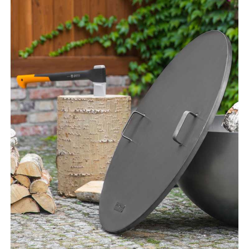 Profiled edge cover for brazier, high quality finish Profiled edge cover for brazier, high quality finish