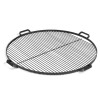 Grille de cuisson en acier 60 cm avec 4 poignées à poser sur brasero