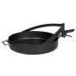 Stufa in acciaio naturale 50 cm con maniglia per braciere BANDITO e MONTANA X Stufa in acciaio naturale 50 cm con maniglia per braciere BANDITO e MONTANA X