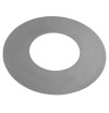 Placa de cocción de acero inoxidable para brasero de 82 cm a 12 cm de diámetro