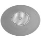 Stainless steel hob for brazier from 82 cm to 102cm with a grid 40 to 50cm