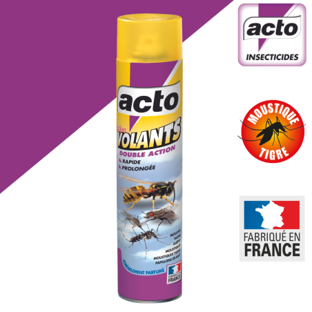 ACTO FLYING AEROSOL: Eliminador de insectos voladores con doble acción