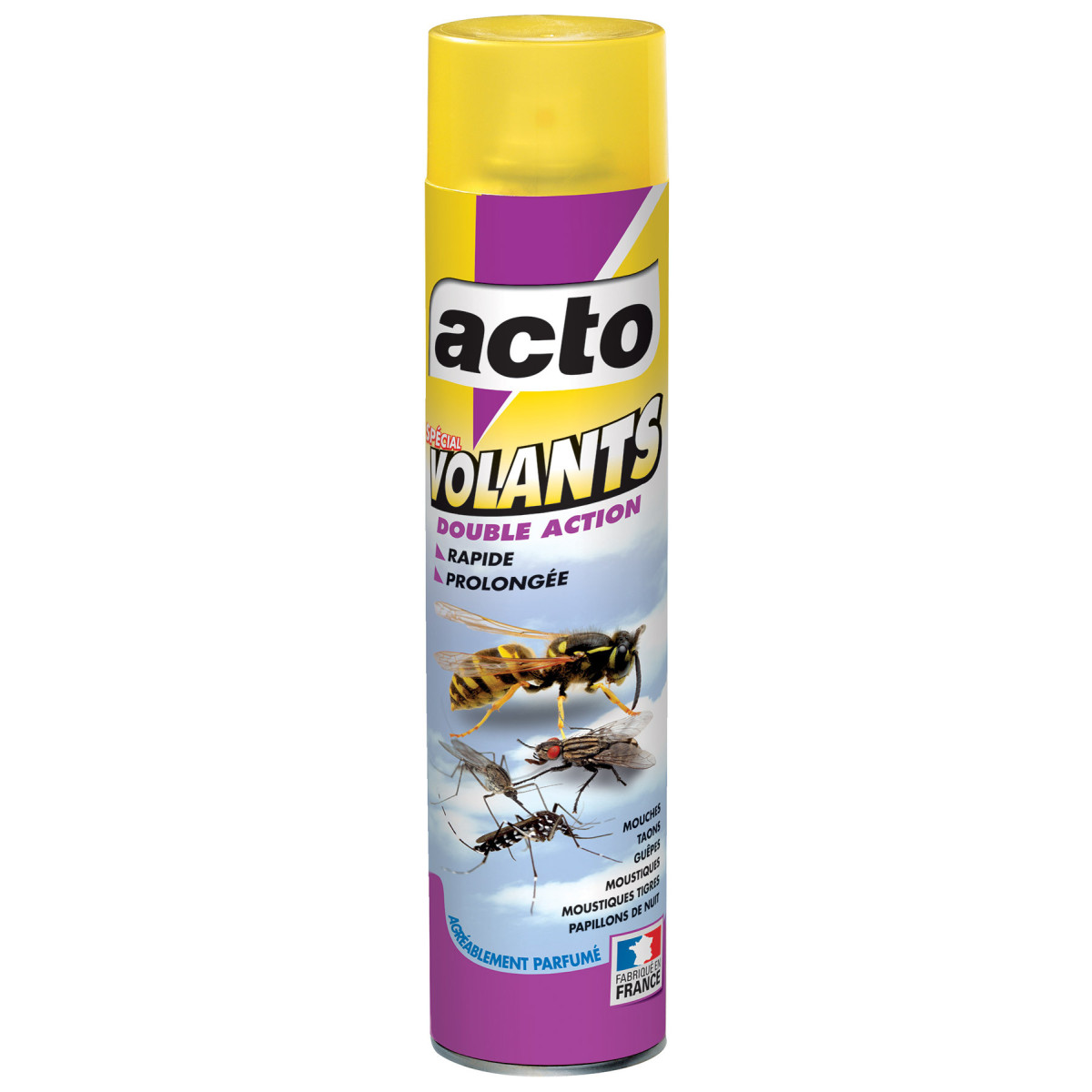 ACTO FLYING AEROSOL: Eliminador de insectos voladores con doble acción
