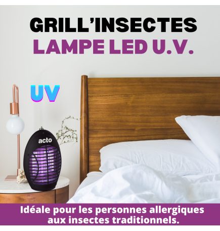 Lampe UV Piège à Insectes Volants - Maison & Entretien