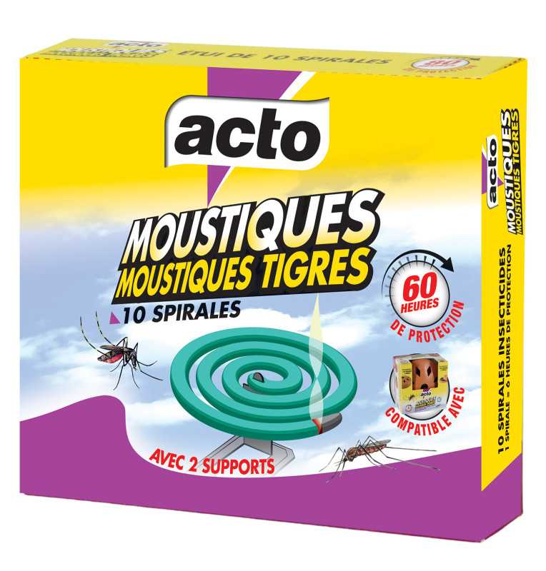 ACTO SPIRALES - La Protection Anti-Moustiques Efficace pour l'Extérieur