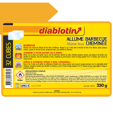 Diablotin Allume Barbecue Cheminée En Bois Compressé - Boite De 24  Allumeurs à Prix Carrefour