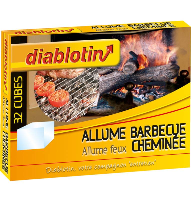 Les produits   Allumage, bois de chauffage, granulés - Cubes  allume-feu bois compressé (x32)