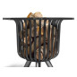Outdoor brazier Fire basket "VERONA" made of steel, high quality, Made in Europe Outdoor brazier Fire basket "VERONA" made of steel, high quality, Made in Europe