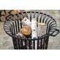 Outdoor brazier Fire basket "VERONA" made of steel, high quality, Made in Europe Outdoor brazier Fire basket "VERONA" made of steel, high quality, Made in Europe